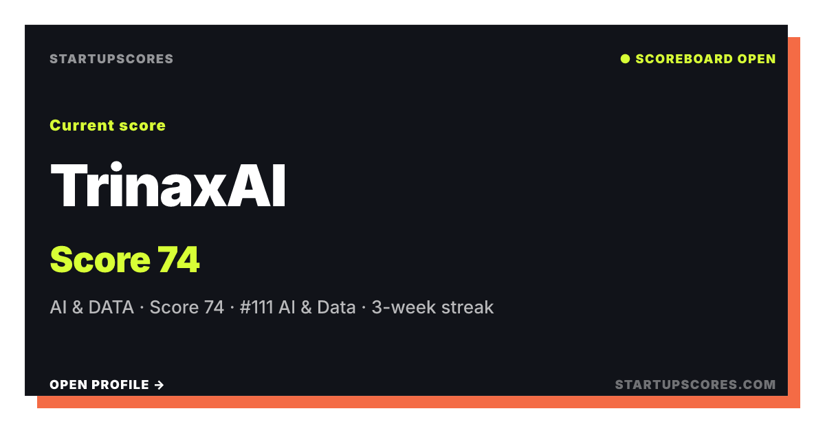 TrinaxAI verified share card